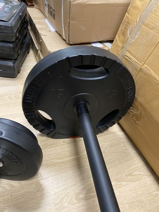 Pachet sala pt antrenament acasa, Gantere reglabile+haltera+Discuri  B