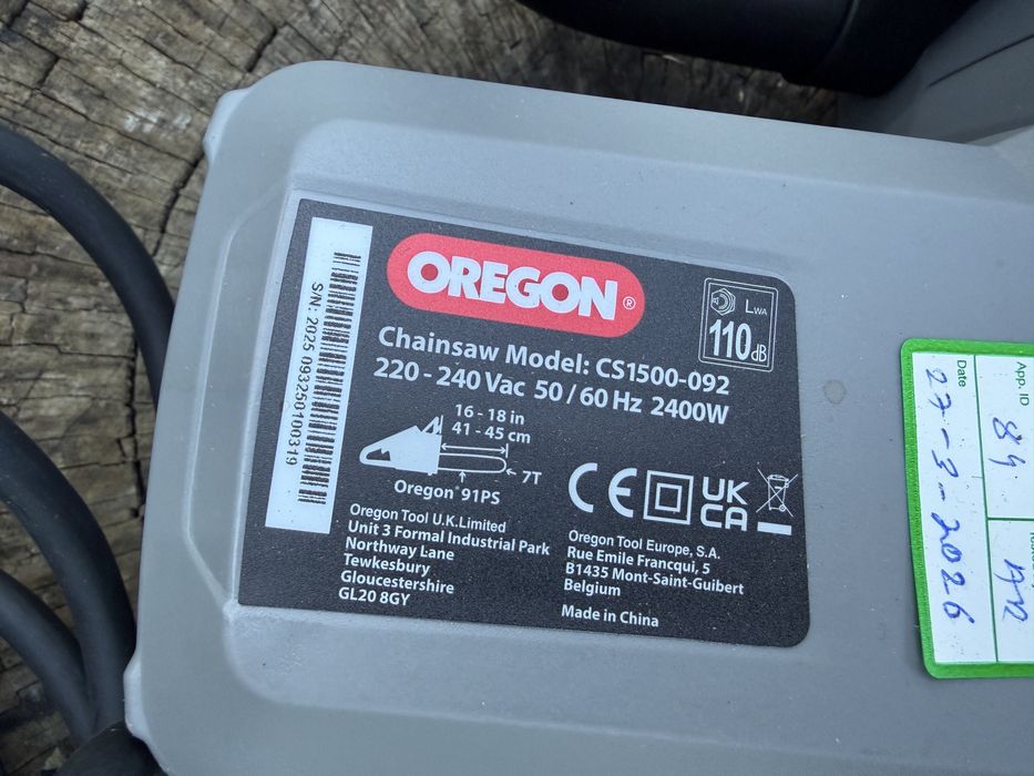 Drujba electrica profesionala Oregon CS-1500 lama 45