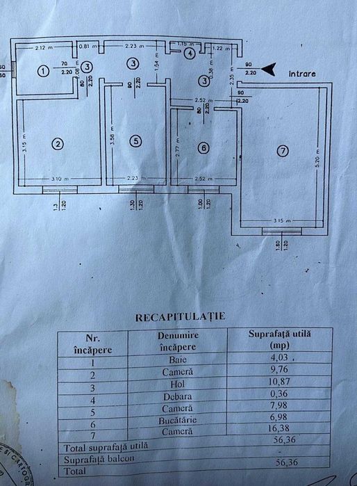 Apartament 3 camere decomandat, str. Neculau, Petru Poni Iasi