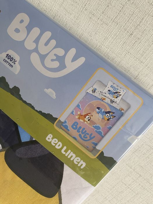 Детски спален комплект от две части Bluey Dream Flight, Блуи – спално бельо за единично легло