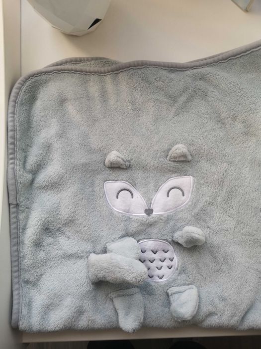 Меко одеяло Kikka boo с лисиче - 100х75 см