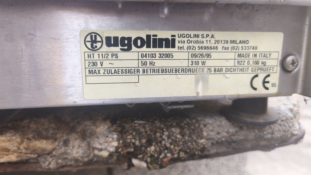 Ugolini HT 11/2 PS – професионален диспенсър/охладител за напитки – 2 секции  машина за сок