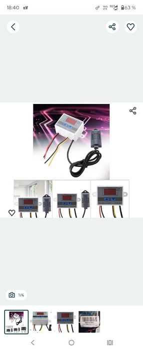 Higrometru digital TKSE, XH-W3005 Higrometru digital Comutator Control