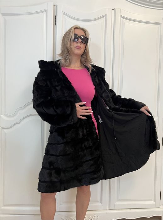 Шуба из норки, греческая