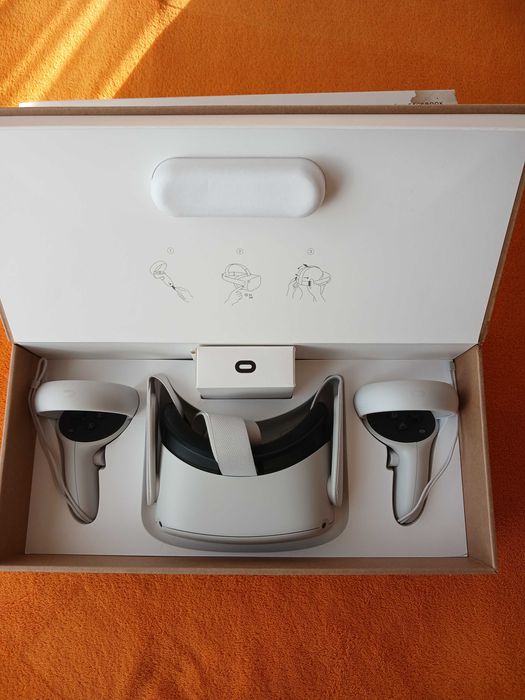 Oculus Quest 2 64GB – като нов, използван 4 пъти, пълен комплект