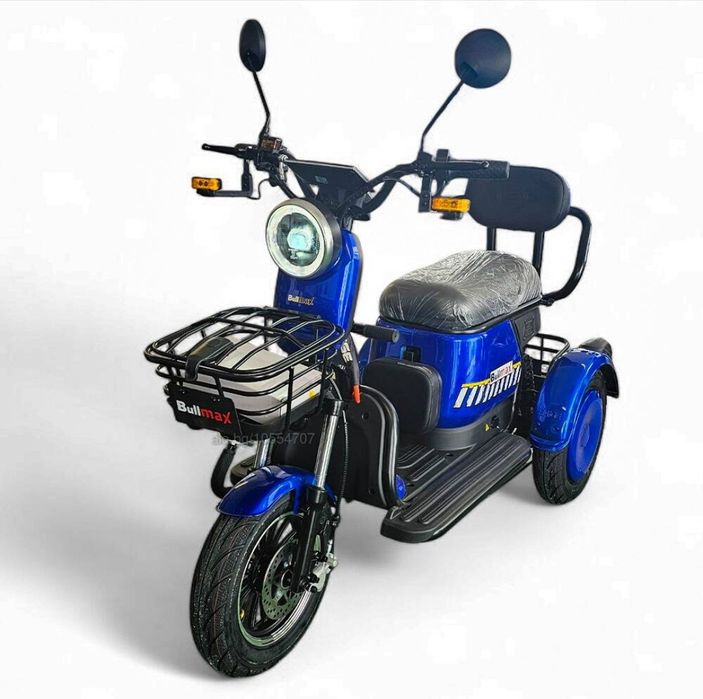 Електрическа триколка Grand Pudding 2000W, 60V, 20Ah, CE сертификат