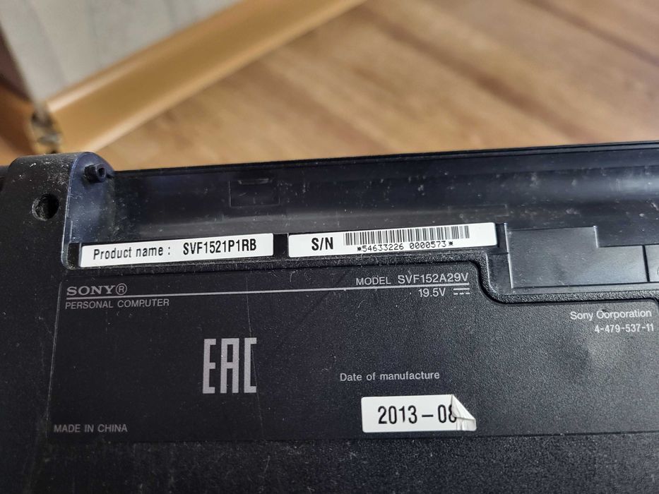 Sony SVF152 корпус