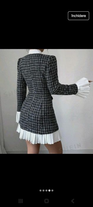 Rochie shein cu mânecă