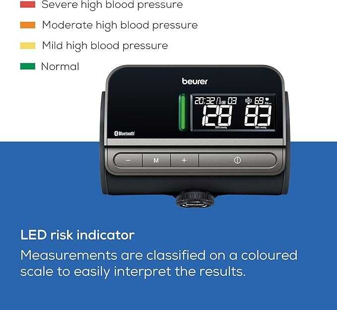 Апарат за кръвно налягане Beurer BM 81 easyLock , маншет 24-40 см.