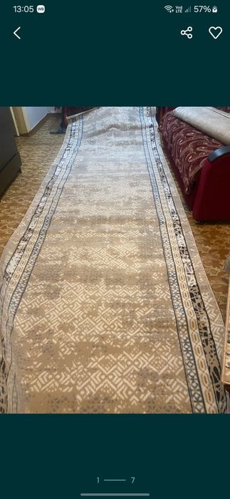 Дорожка шириной 1,5м и длина 5 и 4 м