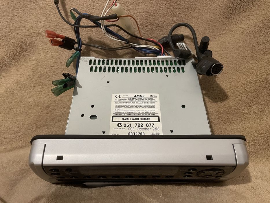 Radio Casetofon CD pentru motocicletă Clarion XDM3 Marine Waterproof