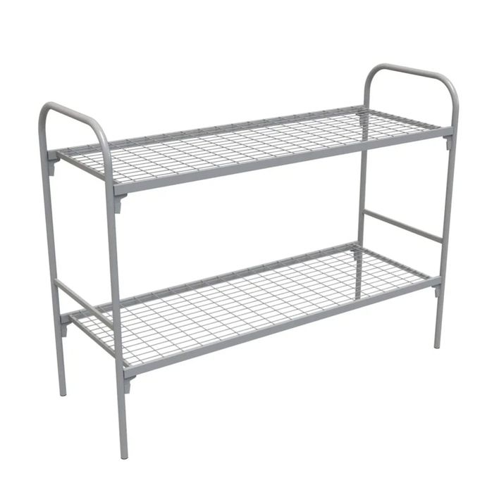 Кровать металлическая 2-х ярусная | Не скрипит, устойчивая