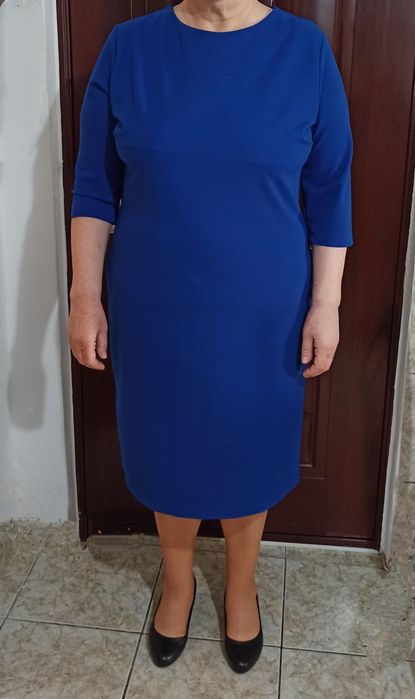 Compleu rochie si sacou, stofa elastica