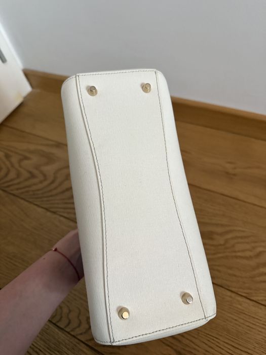 Furla Tessa Tote small bag чанта бяла