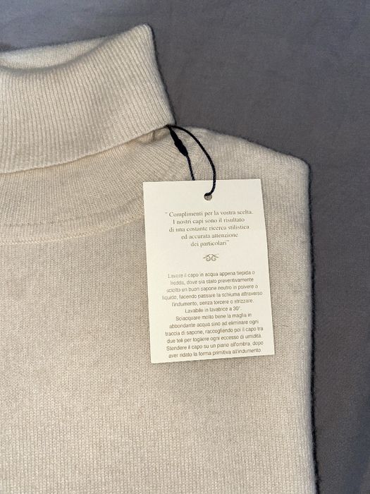 Pulover 100% Cashmere natural – calitate premium – alb