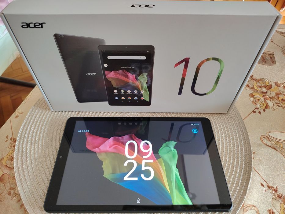 Като нов ! Таблет ACER Iconia A10 Wi-Fi BLACK WI-FI, 64 GB, 10.1 ", RAM 4 GB