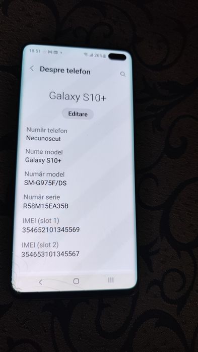 Samsung s10 plus folosit