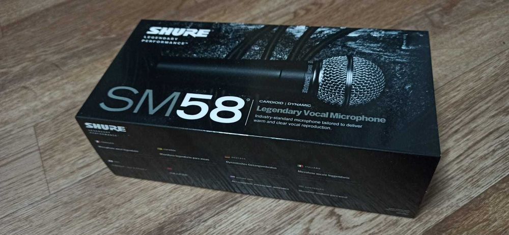 Микрофон Shure sm 58 новый
