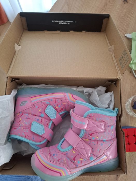 Ghete iarna Sketchers 26 cu luminite