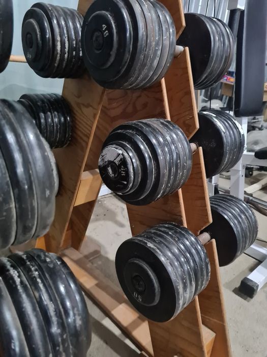 Профессиональный набор гантелей комплект