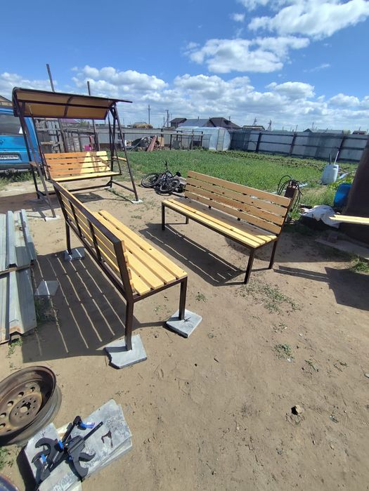 Скамья садовая, уличная
