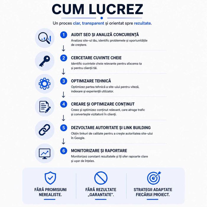 Optimizare SEO + implementare + mentenanță website - Specialist SEO freelancer