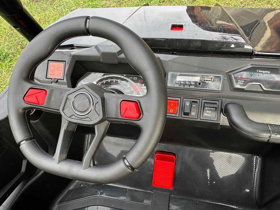 UTV electric pentru copii 2-6 ani,2 locuri 4x4 300W, 24V 8Ah, echipare Premium