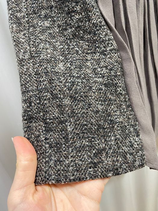 Мини пола от вълна в кафяв меланж Max & Co