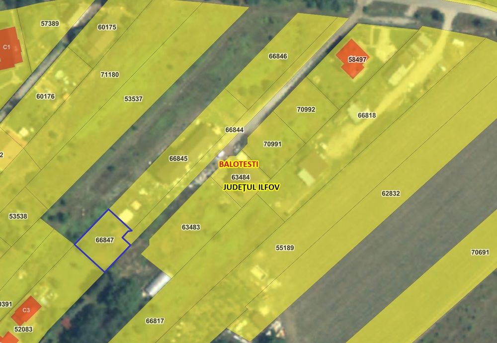 Teren intravilan Balotești