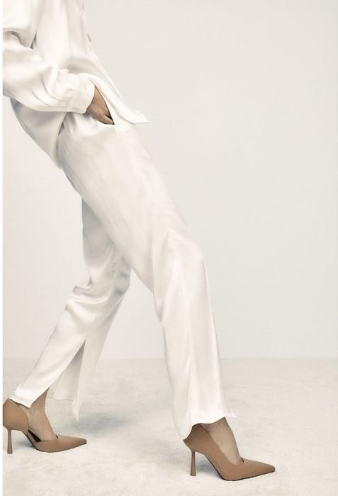 Атласные туфли Zara