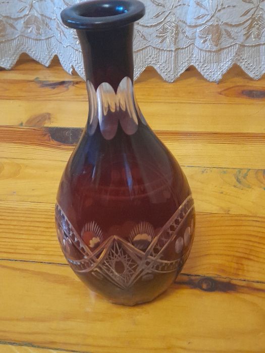 Ваза цветно стъкло