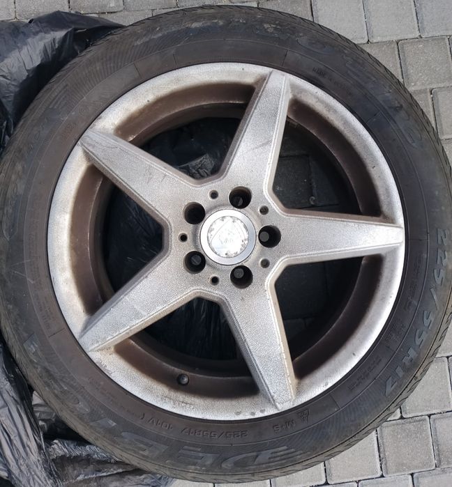 Jante aliaj cu anvelope sh r17 audi vw etc 5x112 et25