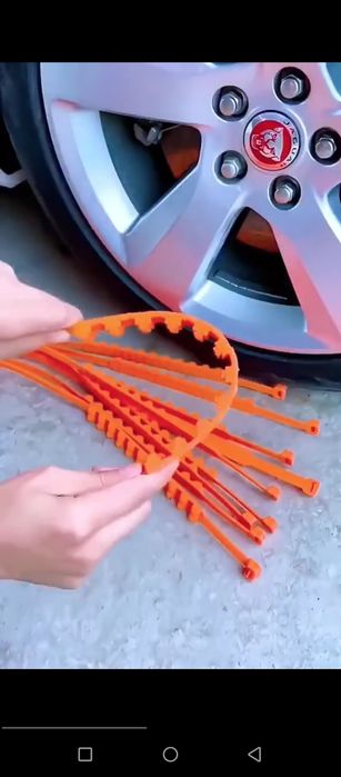 Mashina Balonlari uchun sirğantirmaydigan seflar zanjirli.