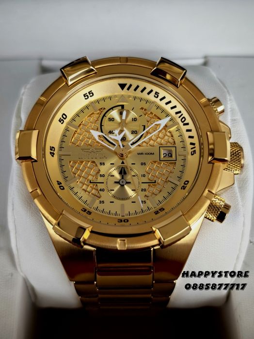 INVICTA Aviator JetFrame gold 51 mm, Инвикта нов мъжки часовник