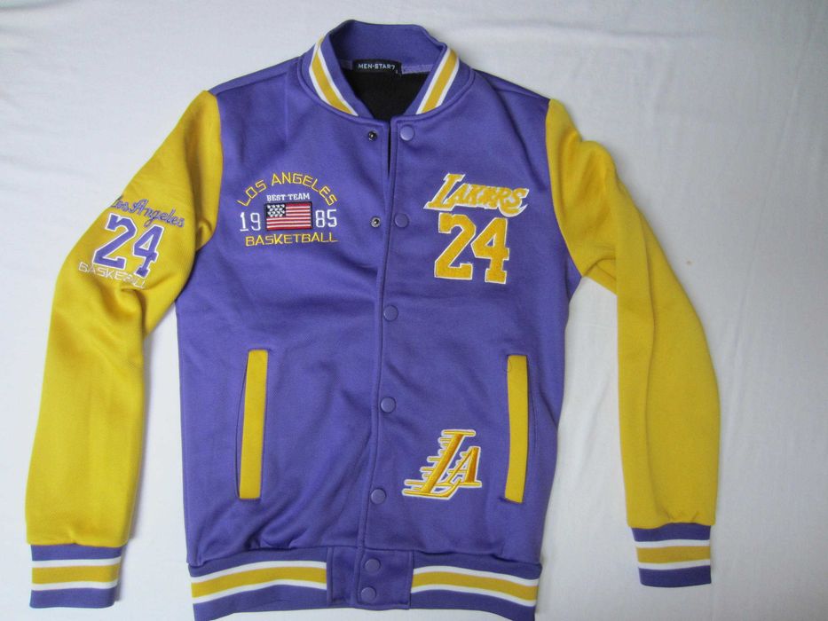 Geaca colegiu Lakers, Man-Star7, masura S, poliester,ca noua