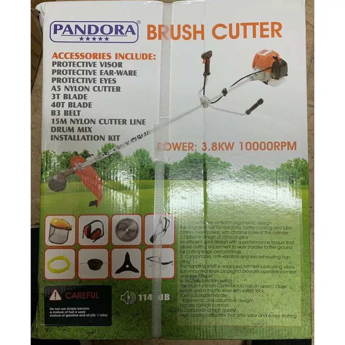 Motocoasa Puternica - 5CP pentru Gradina cu 8 Accesorii