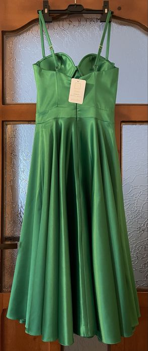 Rochie verde midi