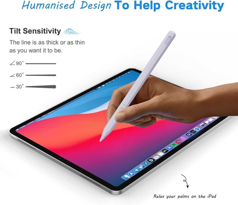 Milikilo AX10S-US Stylus Pen за iPad – светлолилав активен стилус