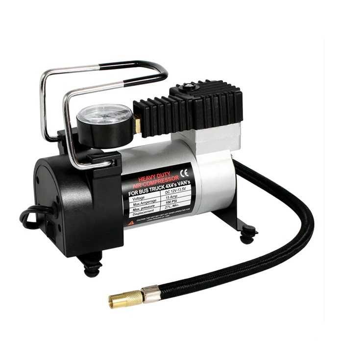 Въздушен Компресор за помпене на гуми 12 V метален