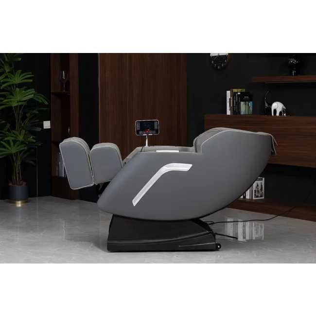 Fotoliu masaj gri cu încălzire