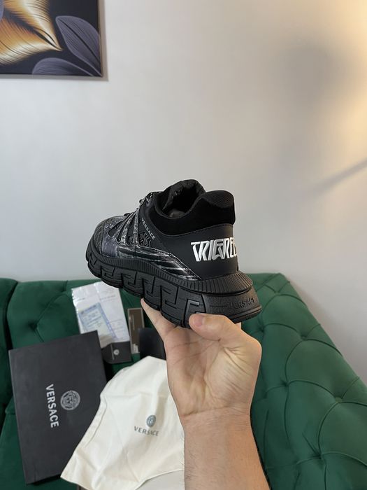 Adidasi Versace piele naturala Full Box Premium