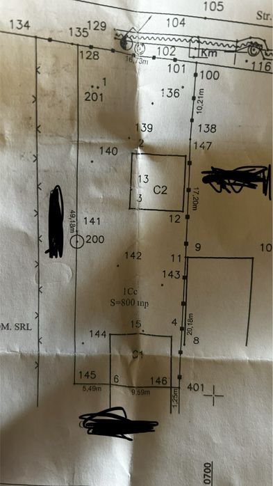 Vand spatiu comercial la soseaua principala 800 m2 intabulat