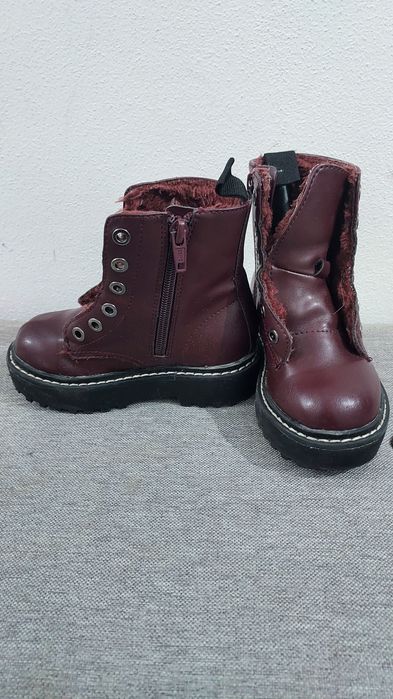 Ghete copii îmblănite, vișinii H&M