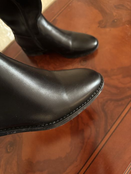 Сапоги кожанные