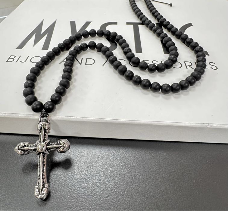 Мъжка броеница от естествени камъни