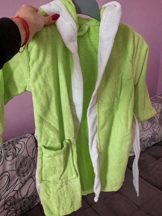 Детски памучен халат