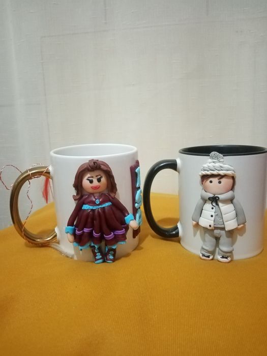 Căni personalizate din Fimo