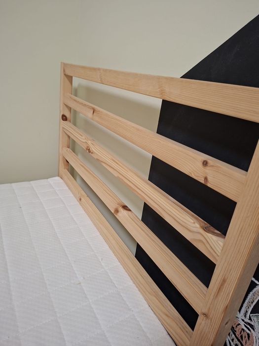 Cadru pat, somiera si saltea IKEA