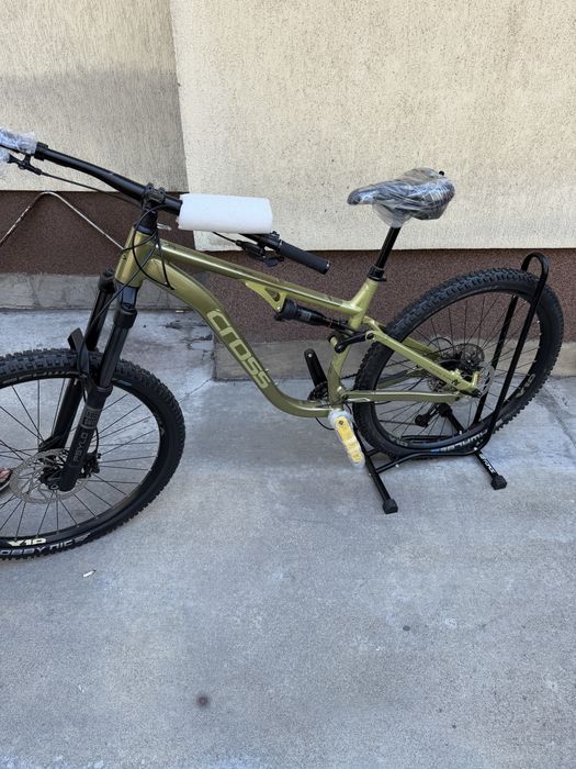 ЧИСТО НОВ Full Suspension Cross RTX 29" (Khaki) – Юбилеен модел (1x12, RockShox)