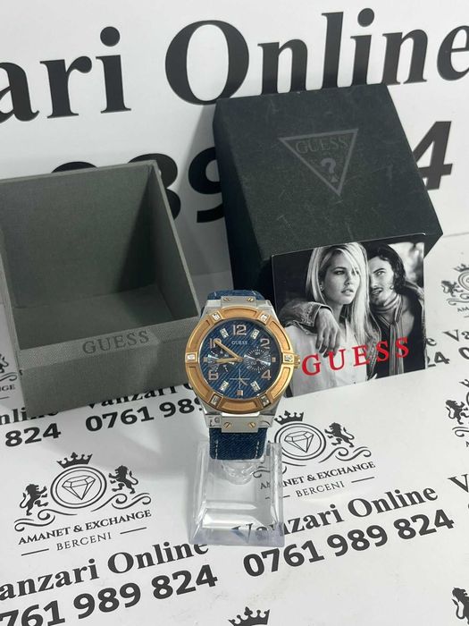 Ceas GUESS Dama BLUE DENIM AmanetRahova 295